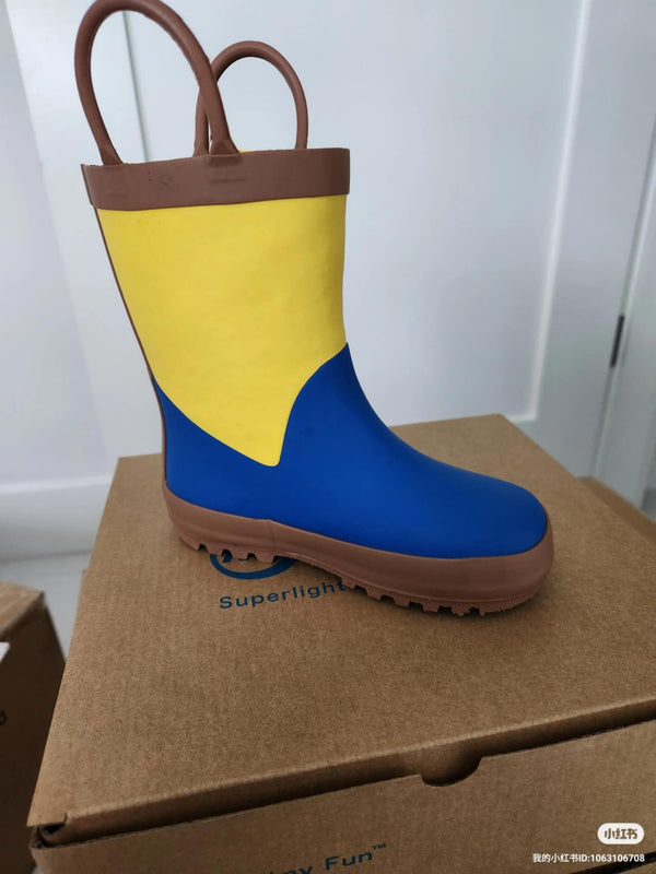 Superlight Kids rubbber rain boots (Floating on the water)